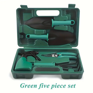 Floral Print Gardening Tool Set – Complete Kit with Shovel, Rake, Scissors & Sprayer 08acxx161224-Homacus