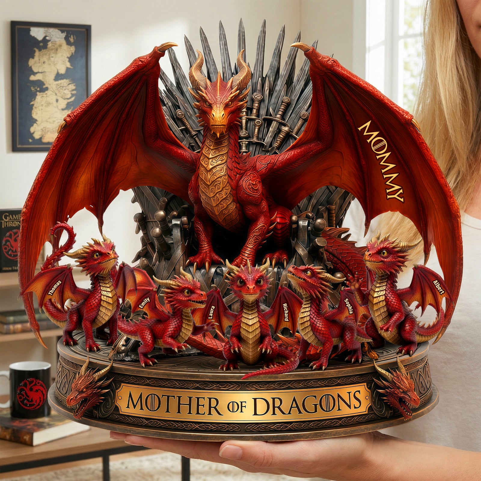 Mother Of Fantasy Acrylic Plaque - Personalized Gifts For Moms 02tyqn070426-Homacus