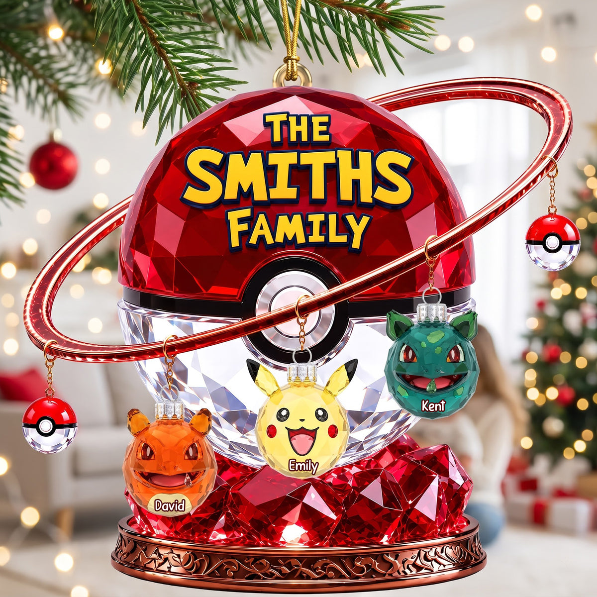 Creature Family Christmas Ornament - Personalized Gifts For Family 06ohqn030926