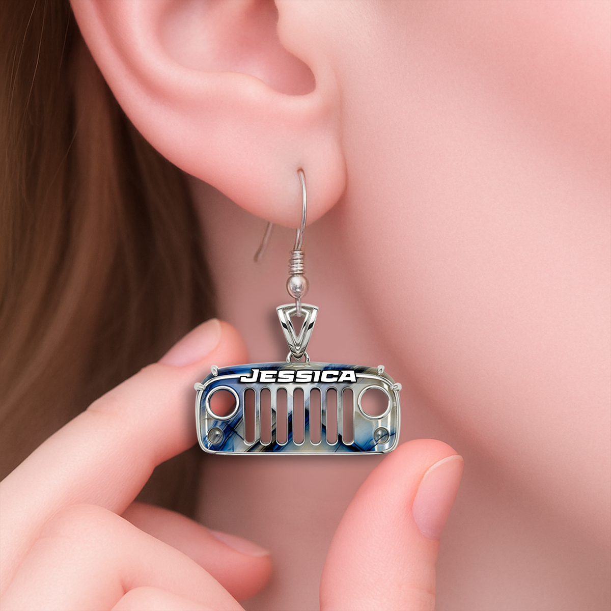 Off-road Aesthetic Earrings - Personalized Gifts For Off-road Girl 04QHLU120725-Homacus