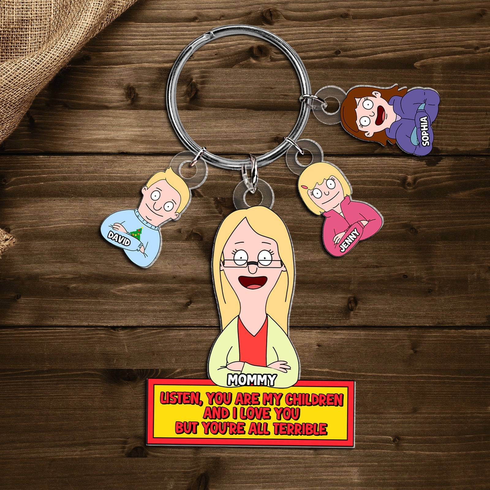 Personalized Gifts For Mom Keychain 06totn140225hg-Homacus