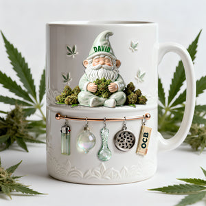 Chilling Time Gnome Coffee Mug - Personalized Gift For Stoners 06TOLU201225-Homacus