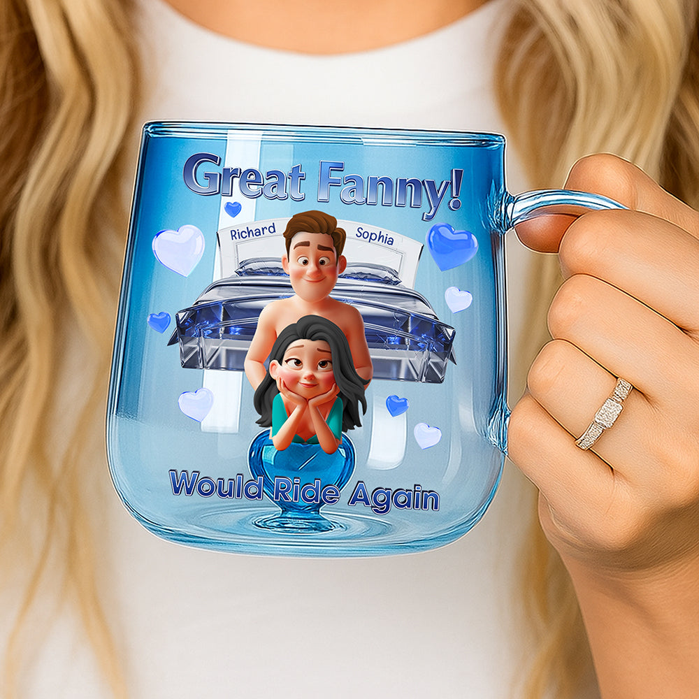 Naughty Couple 3D Heart Glass Mug - Personalized Gifts For Couple 05tgqn240625-Homacus