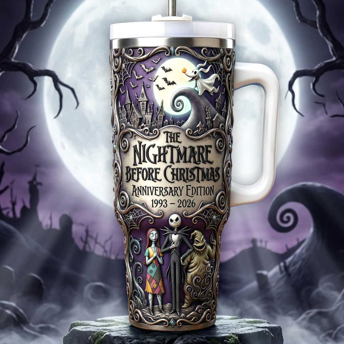 Spooky Anniversary Edition 40oz Tumbler - Gift For Movie Lovers 02nalu060326-Homacus