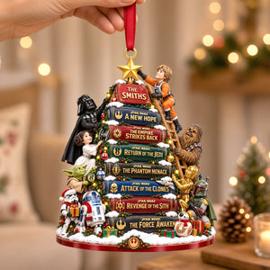 Cosmic Story Book Christmas Ornament - Personalized Gifts For Family 08patn211026-Homacus