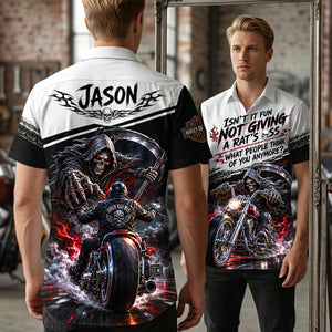 Rough Badass Motorcycle Hawaiian Shirt - Personalized Gifts For Biker 02qhta240626-Homacus