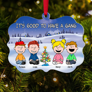 Personalized Gifts For Best Friends Christmas Ornament 01topu111124 Friend Gang-Homacus