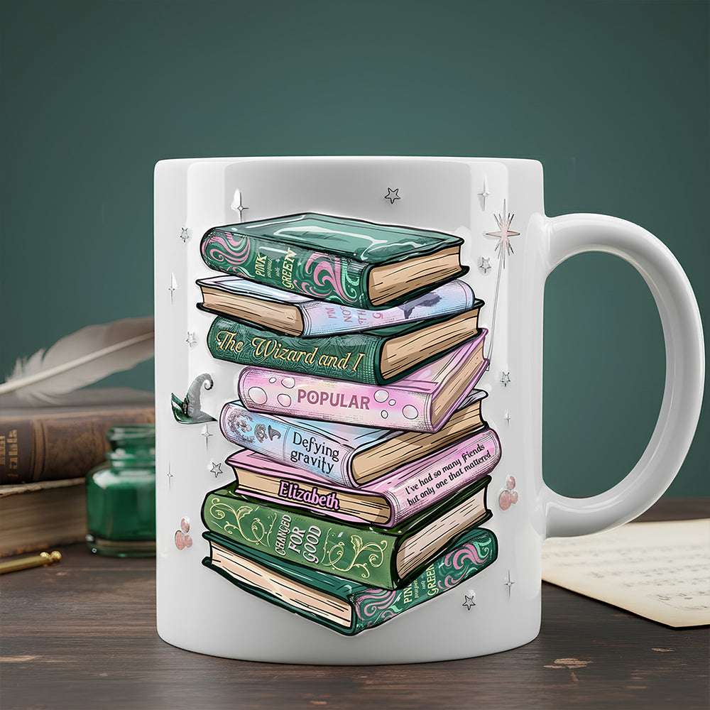 Bookworm Mug Personalized Gifts For Book Lovers 06TODT251125-Homacus