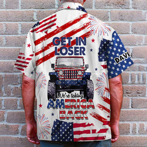 Gifts For Patriot Hawaiian Shirt 03NADT190624 American Flag-Homacus