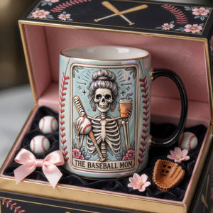 Fun Waiting Baseball Mom Tarot Card Magic Mug - Personalized Gifts For Baseball Mom 02qhdh200426-Homacus