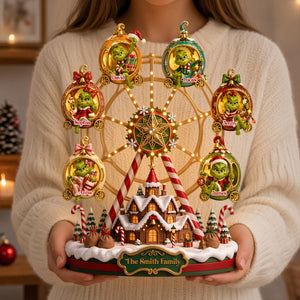 Kids Ferris Wheel Christmas Acrylic Light Box - Personalized Gifts For Christmas 04patn210826-Homacus