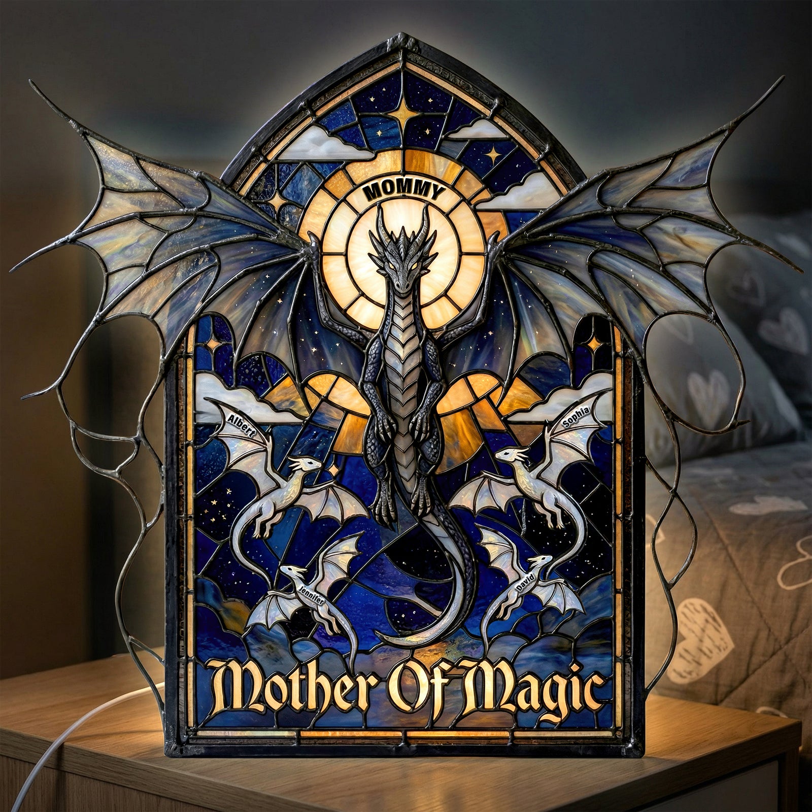 Dragon Mom Light Box - Personalized Gifts For Moms 04paqn090426-Homacus