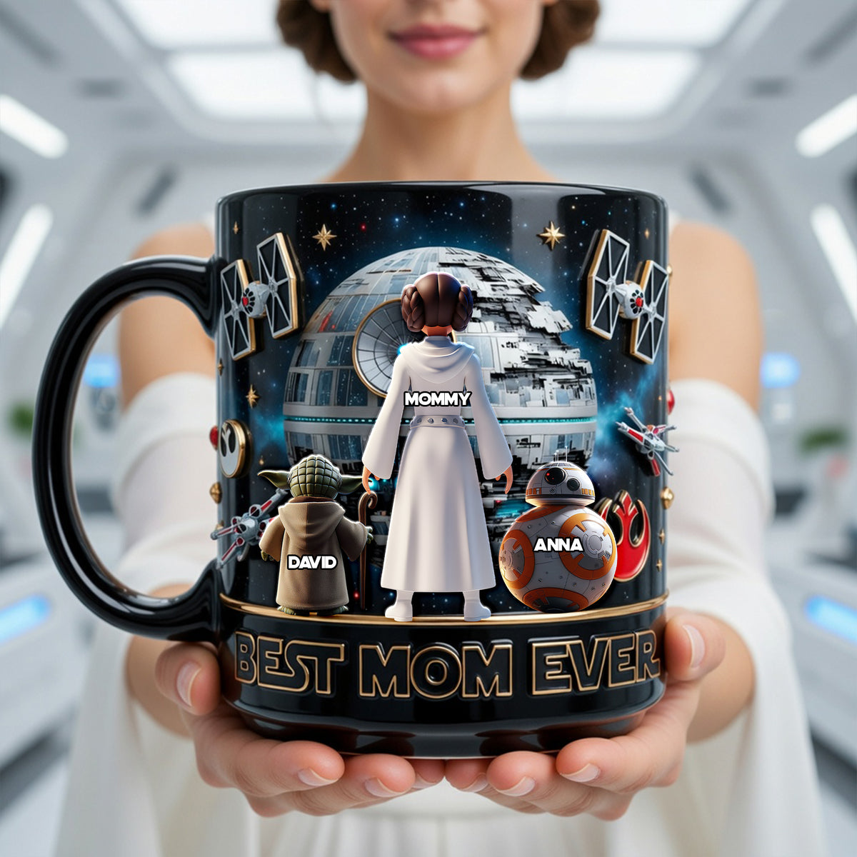 Sci-Fi Hero Mom Coffee Mug - Personalized Gift For Moms 04OHLU110426-Homacus