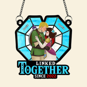 Personalized Gifts For Couple Suncatcher Ornament 03kaqn030125hg-Homacus