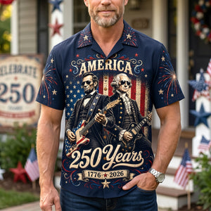Celebrating 250 Years Of Freedom Hawaiian Shirt - Personalized Gifts For Patriots 01NATN290526-Homacus