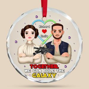 Personalized Gift for Couple Crystal Ornament 07toqn281024hg-Homacus