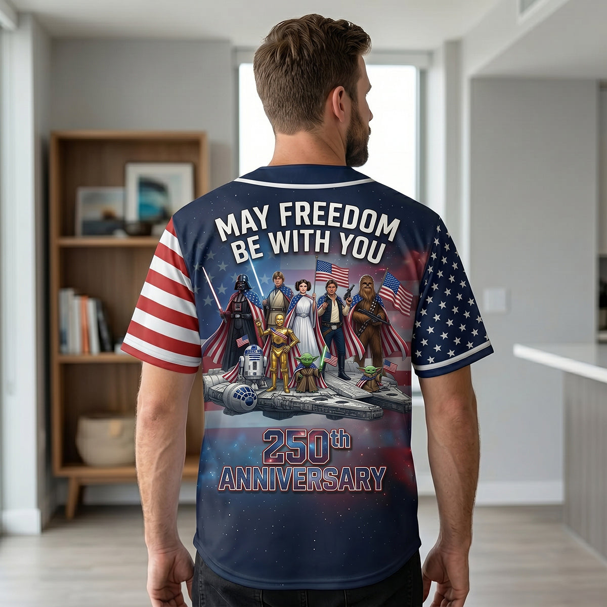Celebrated America 250th Anniversary Jersey Shirt - Personalized Gifts For Patriots 01tytn120626-Homacus