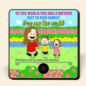 Personalized Custom Music Fridge Magnet Gifts For Mom 03XQQN261224DA-Homacus