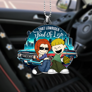 Personalized Gifts For Couple Car Ornament, Lowrider Car Lover 05qhpu030125hg-Homacus