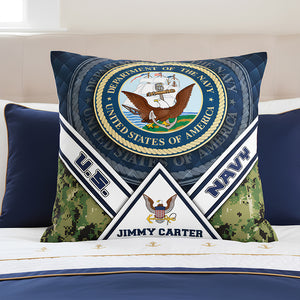 Veteran Square Pillow - Personalized Gifts For Veteran 05hudt171225-Homacus