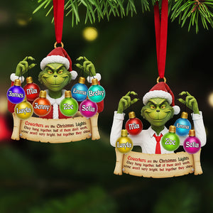 Personalized Gift For Christmas, Coworker Acrylic Ornament 04nata271025-Homacus