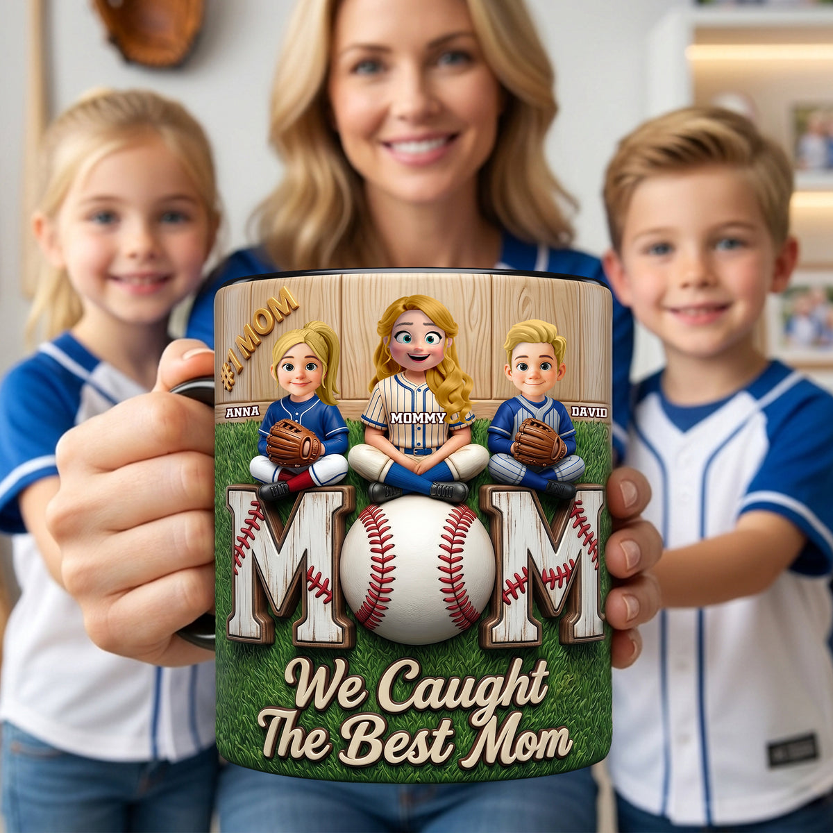 Proud Baseball Mom Magic Coffee Mug - Personalized Gifts For Baseball Mom 03HULU220426-Homacus