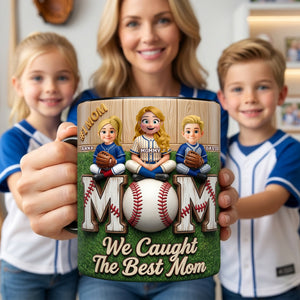 Proud Baseball Mom Magic Coffee Mug - Personalized Gifts For Baseball Mom 03HULU220426-Homacus