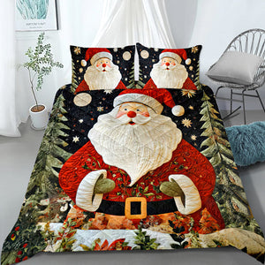 Christmas Santa Quilt Bed Set 06ACQN291024-Homacus