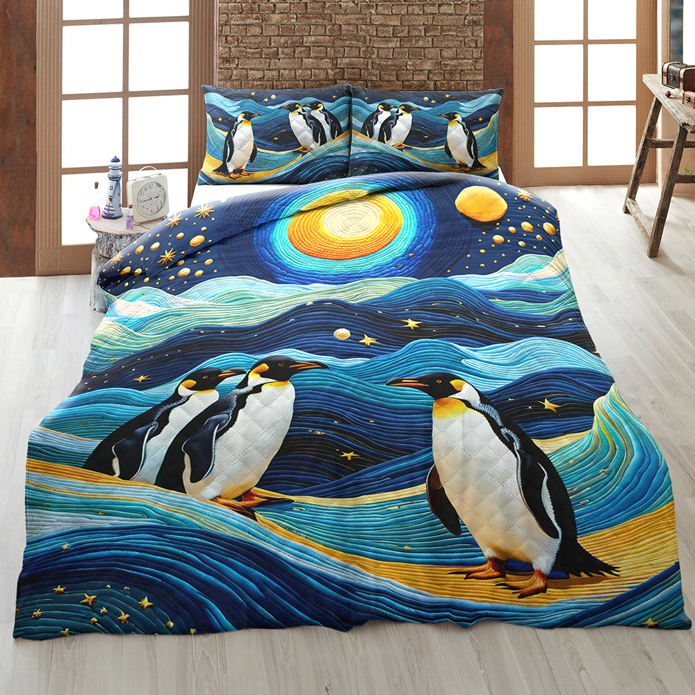 Gifts For Penguin Lovers Quilt Bed Set 06huqn210125-Homacus