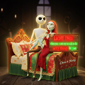 Funny Couple Acrylic Light Box, Personalized Gifts For Couple 04kita061125-Homacus