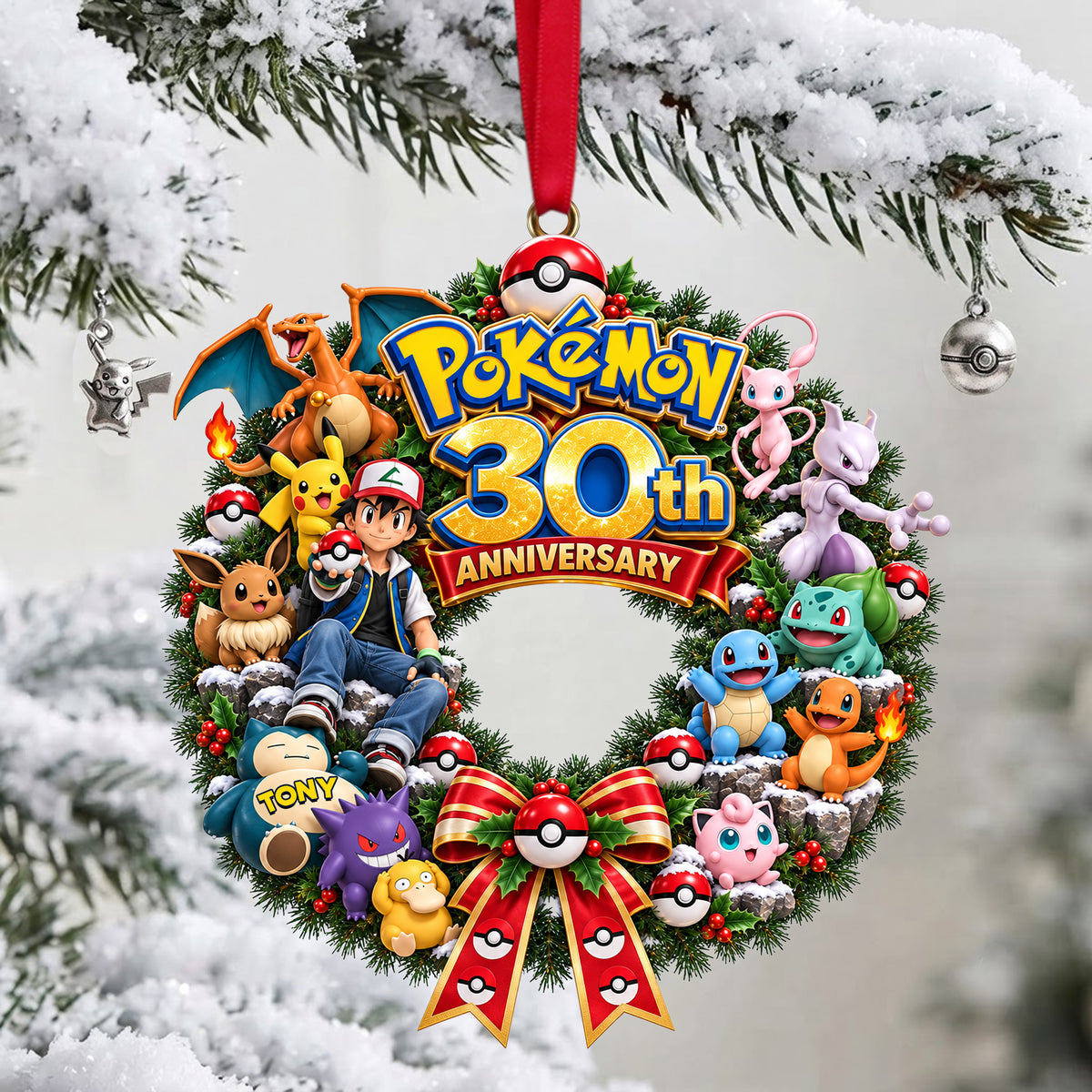 30th Anniversary Christmas Ornament - Personalized Gifts For Game Lovers 03OHLU230926