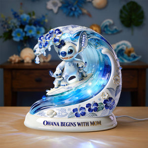 Island Spirit Toile de Jouy Light Box Personalized Gifts For Mom 021PGDH130426-Homacus