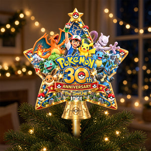 30th Anniversary Creature Family Tree Topper - Personalized Christmas Gifts 02ohdh180926