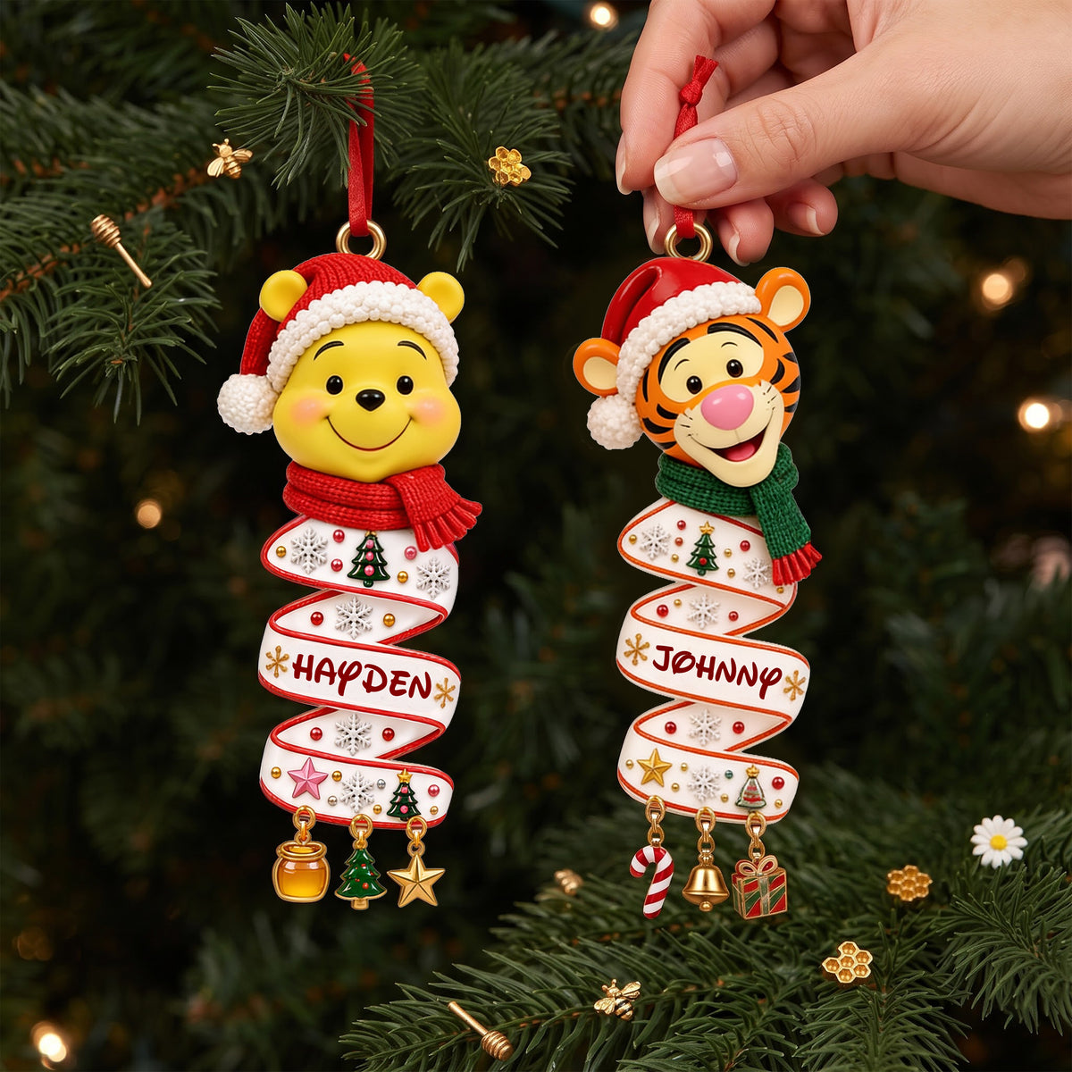 Cute Christmas Ornament With Name - Personalized Gifts For Christmas 07tylu071026-Homacus