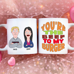 Personalized Gifts For Couple Coffee Mug 02totn101224hg You Are The Beef To My Burger-Homacus