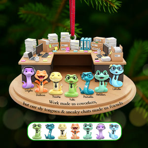 Snake Coworker Acrylic Ornament - Personalized Gifts For Coworker 05tomg151125-Homacus