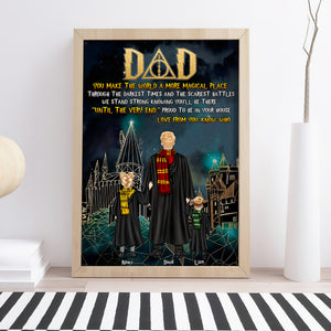 Personalized Gifts For Dad Canvas Print 02KAPU070524TM-Homacus