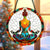 Personalized Gifts For Christmas Suncatcher Ornament 57ACQN240824 Yoga Symbol-Homacus