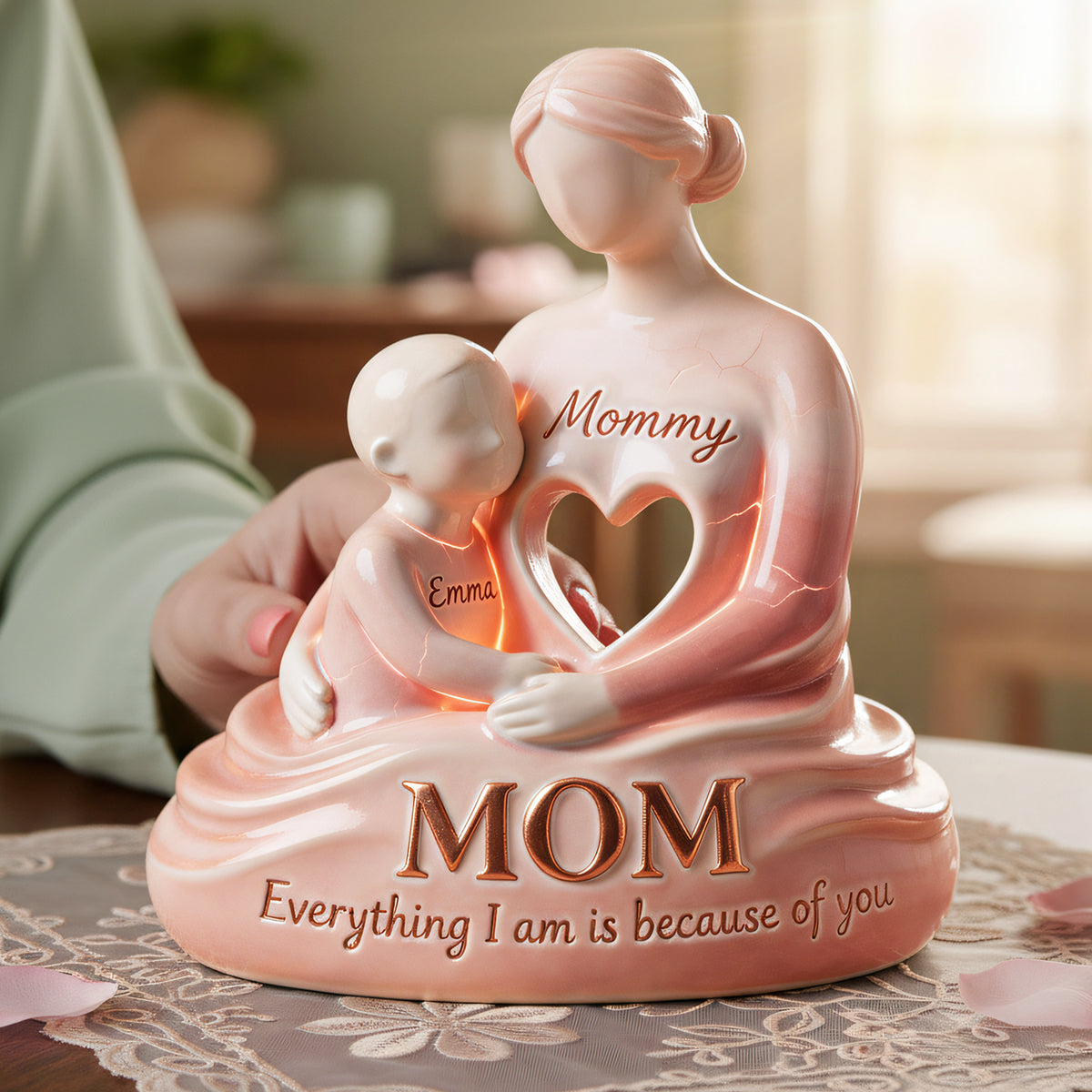 Loving Nurturing Mom Plaque - Personalized Gifts For Moms 02QHTA270226-Homacus