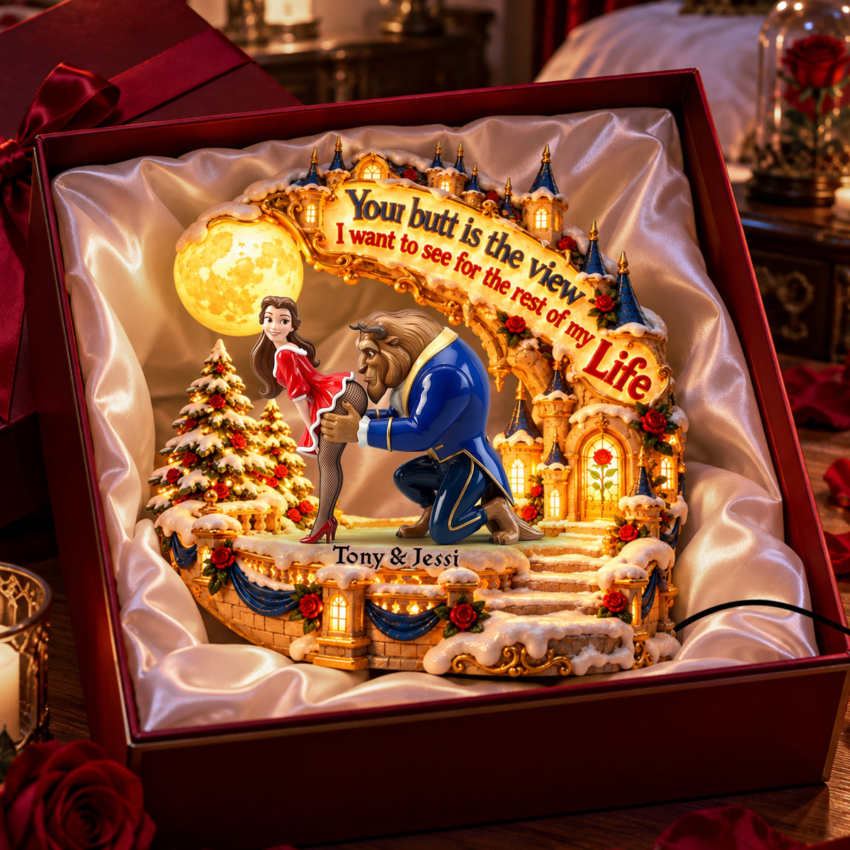 Enchanted Love Story Light Box - Personalized Gifts For Couples 10OHLU221026-Homacus