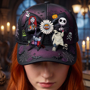 Spooky Skeleton Classic Cap - Personalized Gifts For Movie Lovers 02nata070826-Homacus