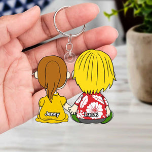 Personalized Gifts For Couple Acrylic Keychain 04OHTN021224HG-Homacus