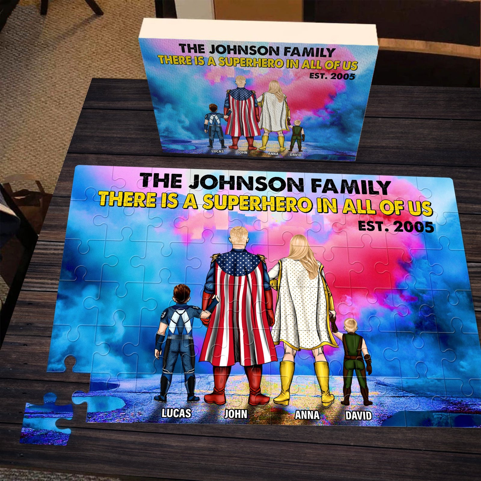 Super Jigsaw Puzzle Personalized Gifts For Family 03hutn120425hg-Homacus