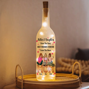 Personalized Gifts For Mom Bottle Lamp Mother And Daughters 01TOMH140225HH-Homacus