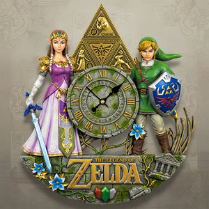 Legendary Hanging Wall Clock Personalized Gifts For Couple 04HUDT241225-Homacus