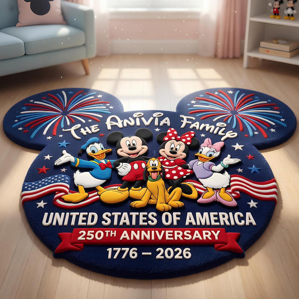 Celebrate Freedom 250th Edition Custom Shape Doormat - Personalized Gifts For Patriots 04PADT290426-Homacus