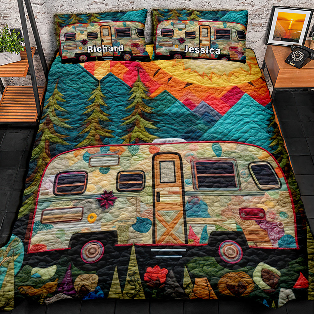 Personalized Gifts For Camping Lovers Quilt Bedding Set Special Line 06tgqn080125-Homacus