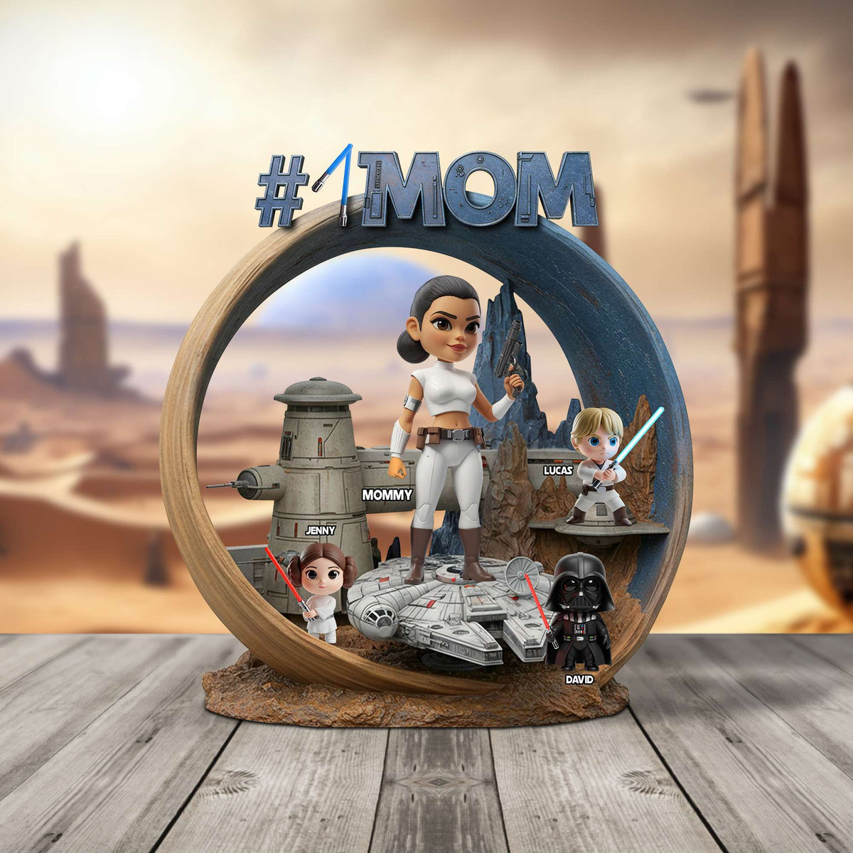 #1 Mom In The Universe – Personalized Christmas Gift For A Stellar Mommy 02QHTN250425-Homacus