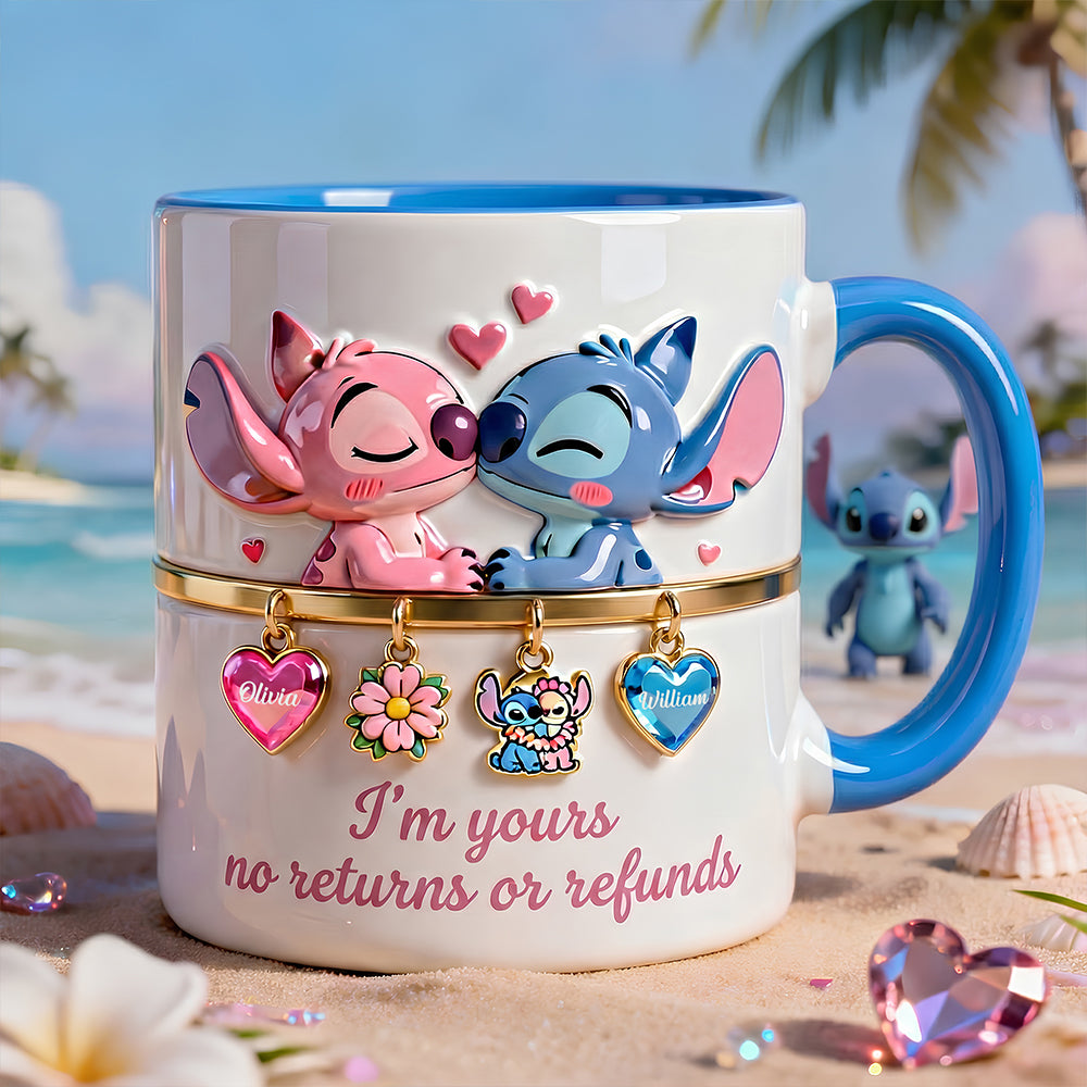 Kissing Couple Mug Personalized Gifts For Couple 02TGDT191225-Homacus