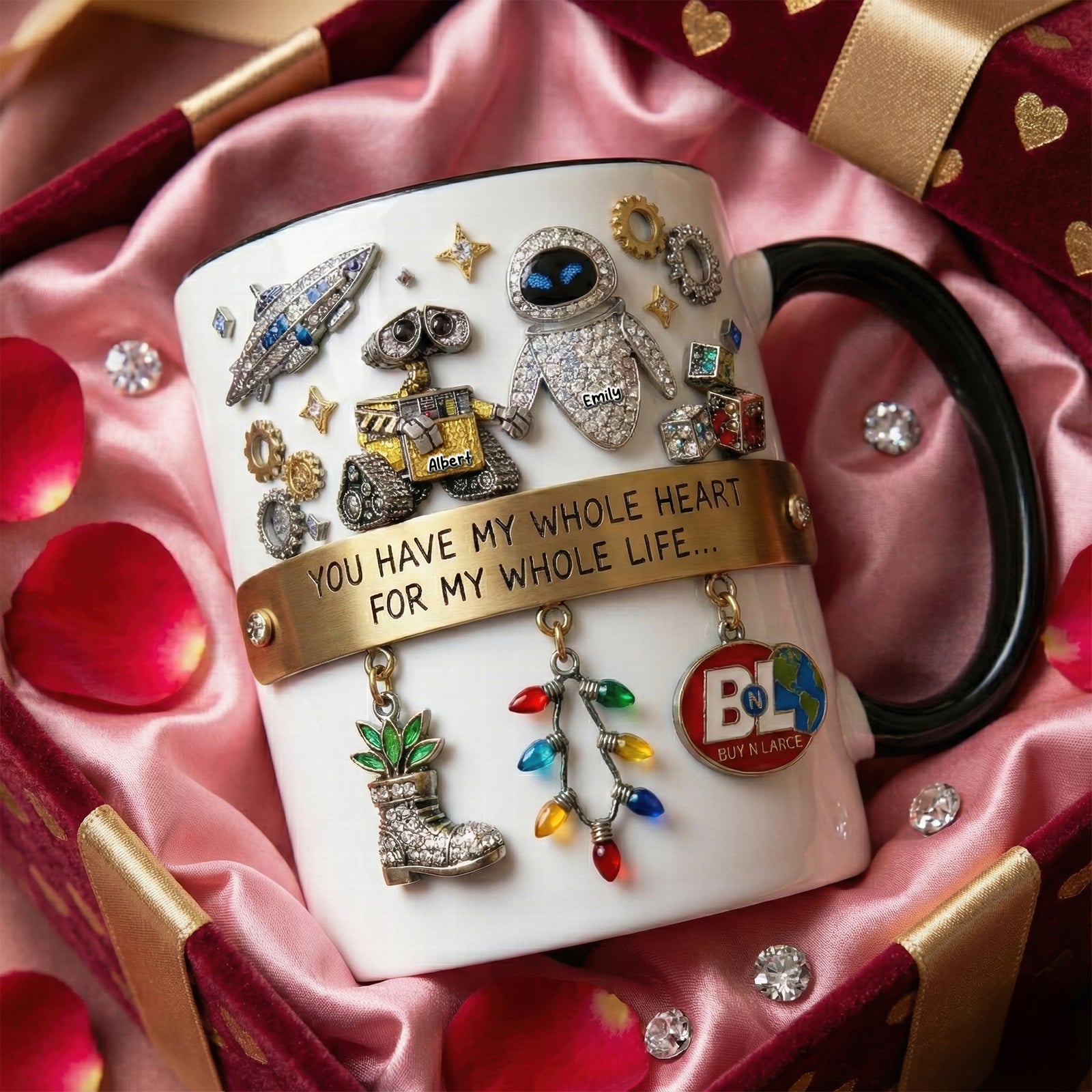 Romantic Couple Accent Mug – Personalized Gifts For Couple 06huqn301225-Homacus